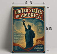 Abraham Lincoln A Tribute to Freedom Poster PosterGoat