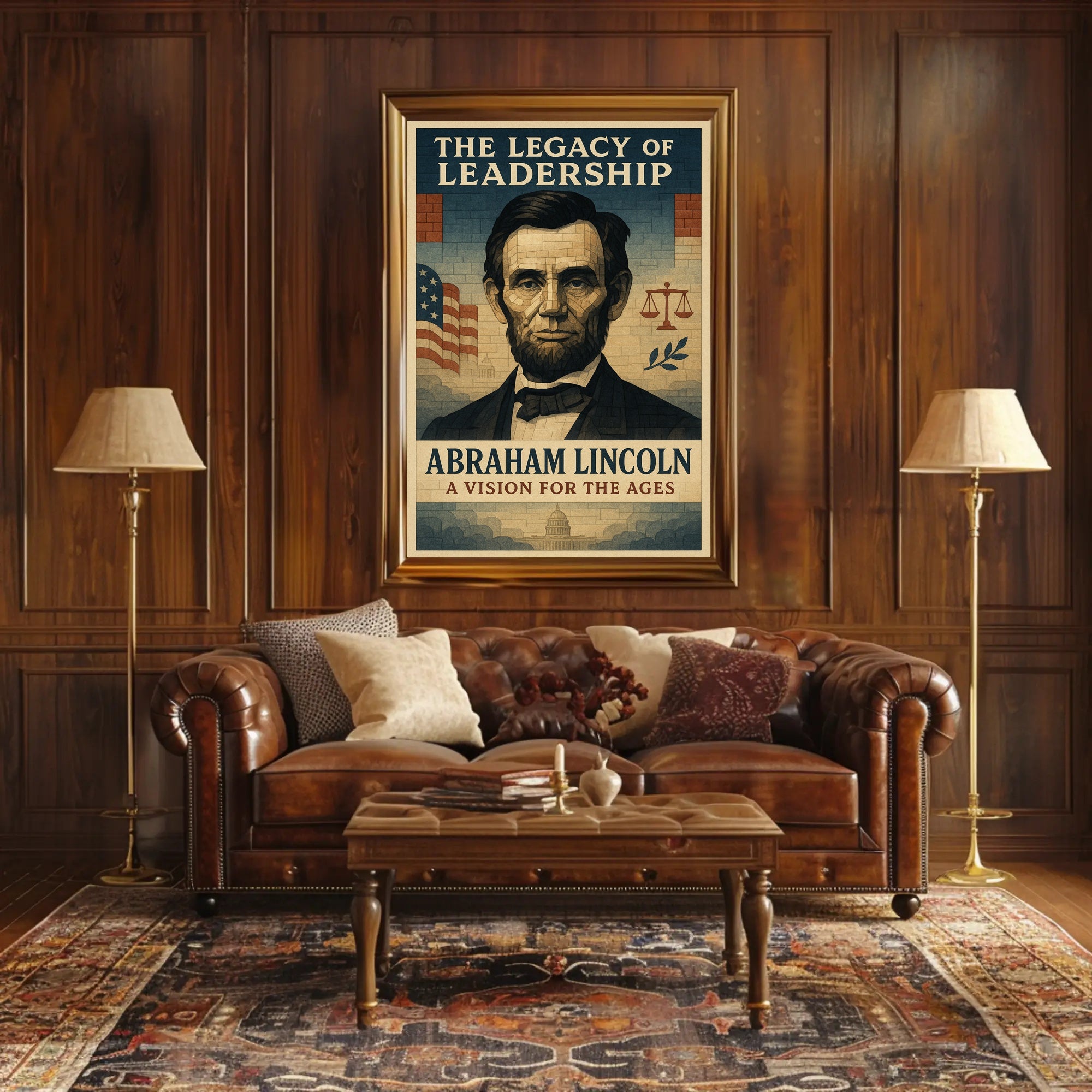 Abraham Lincoln A Vision for the Ages Poster PosterGoat