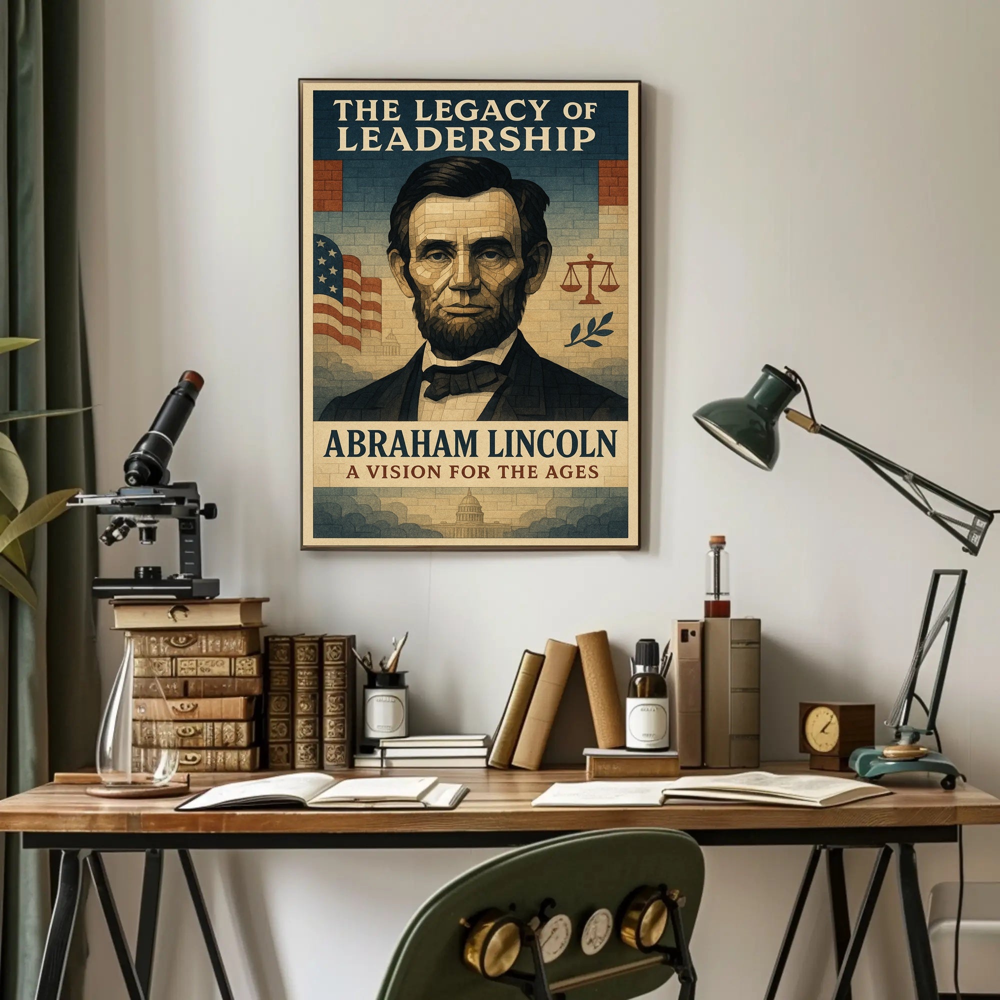 Abraham Lincoln A Vision for the Ages Poster PosterGoat
