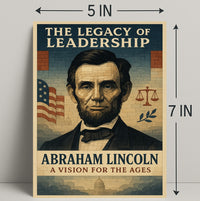 Abraham Lincoln A Vision for the Ages Poster PosterGoat