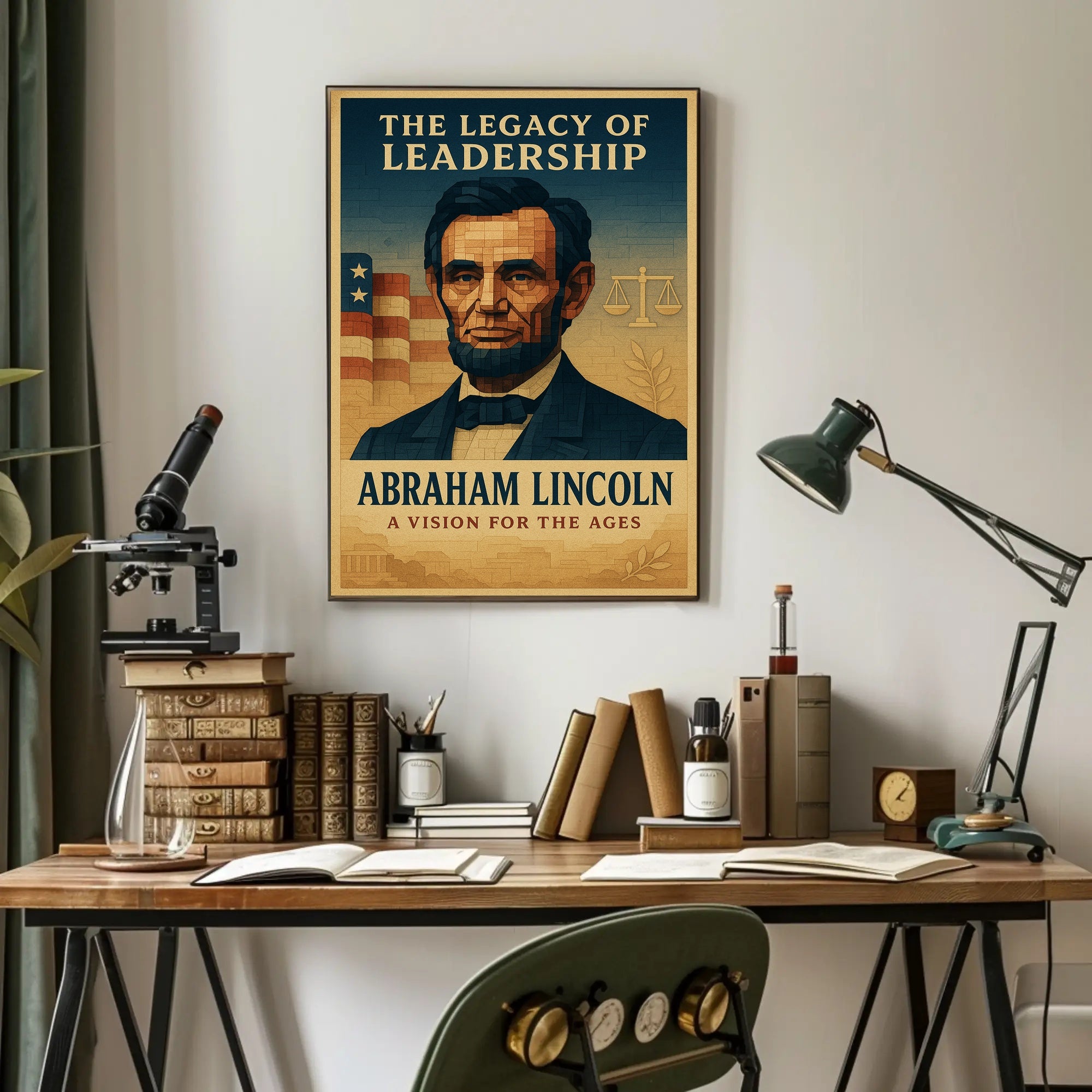 Abraham Lincoln A Vision for the Ages Poster PosterGoat