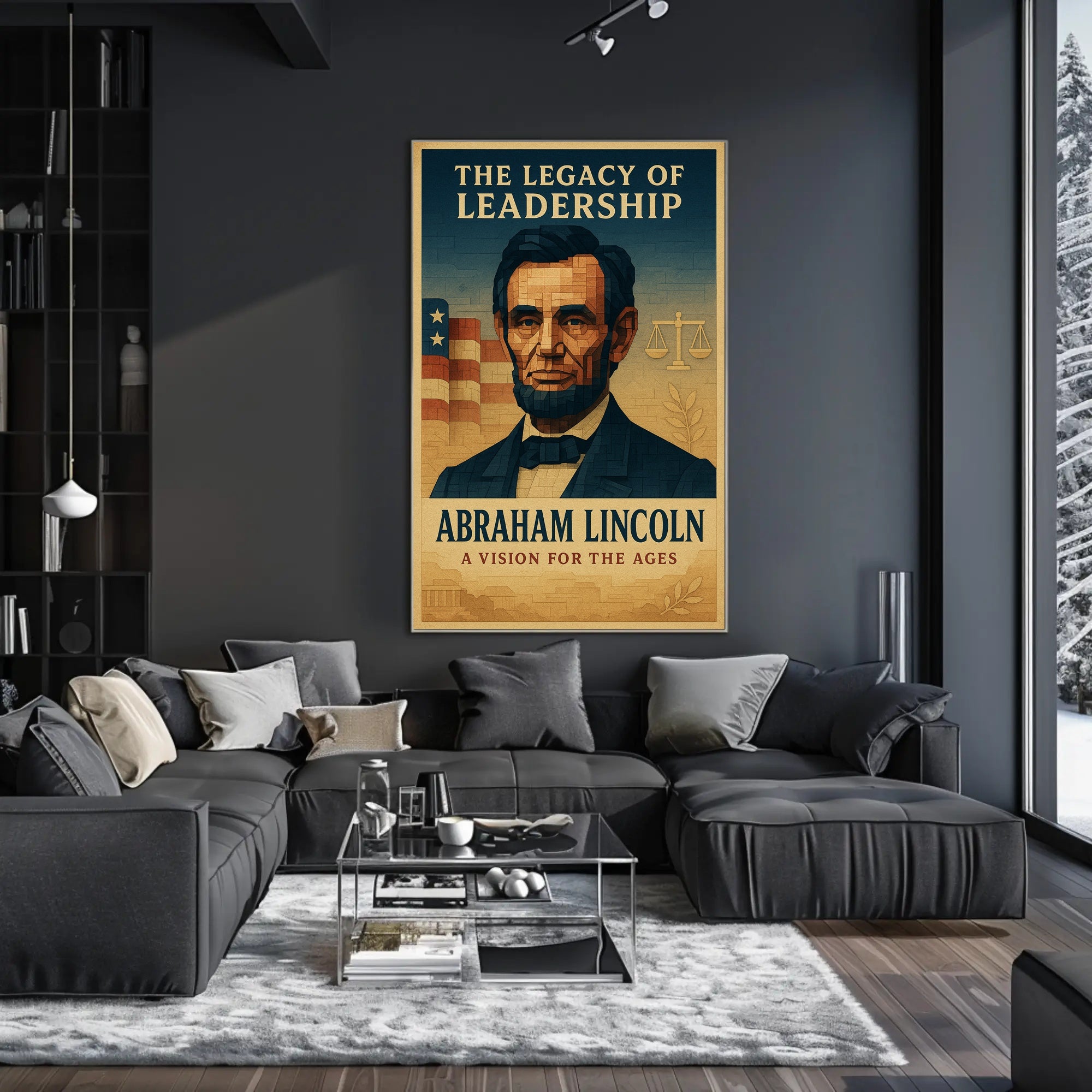 Abraham Lincoln A Vision for the Ages Poster PosterGoat