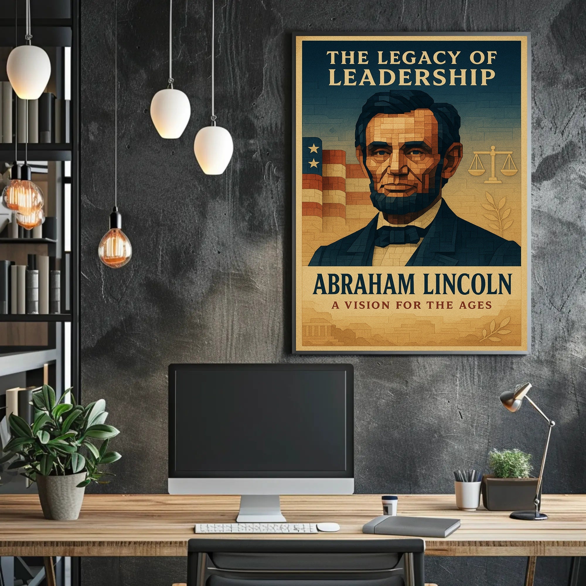 Abraham Lincoln A Vision for the Ages Poster PosterGoat