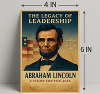 Abraham Lincoln A Vision for the Ages Poster PosterGoat