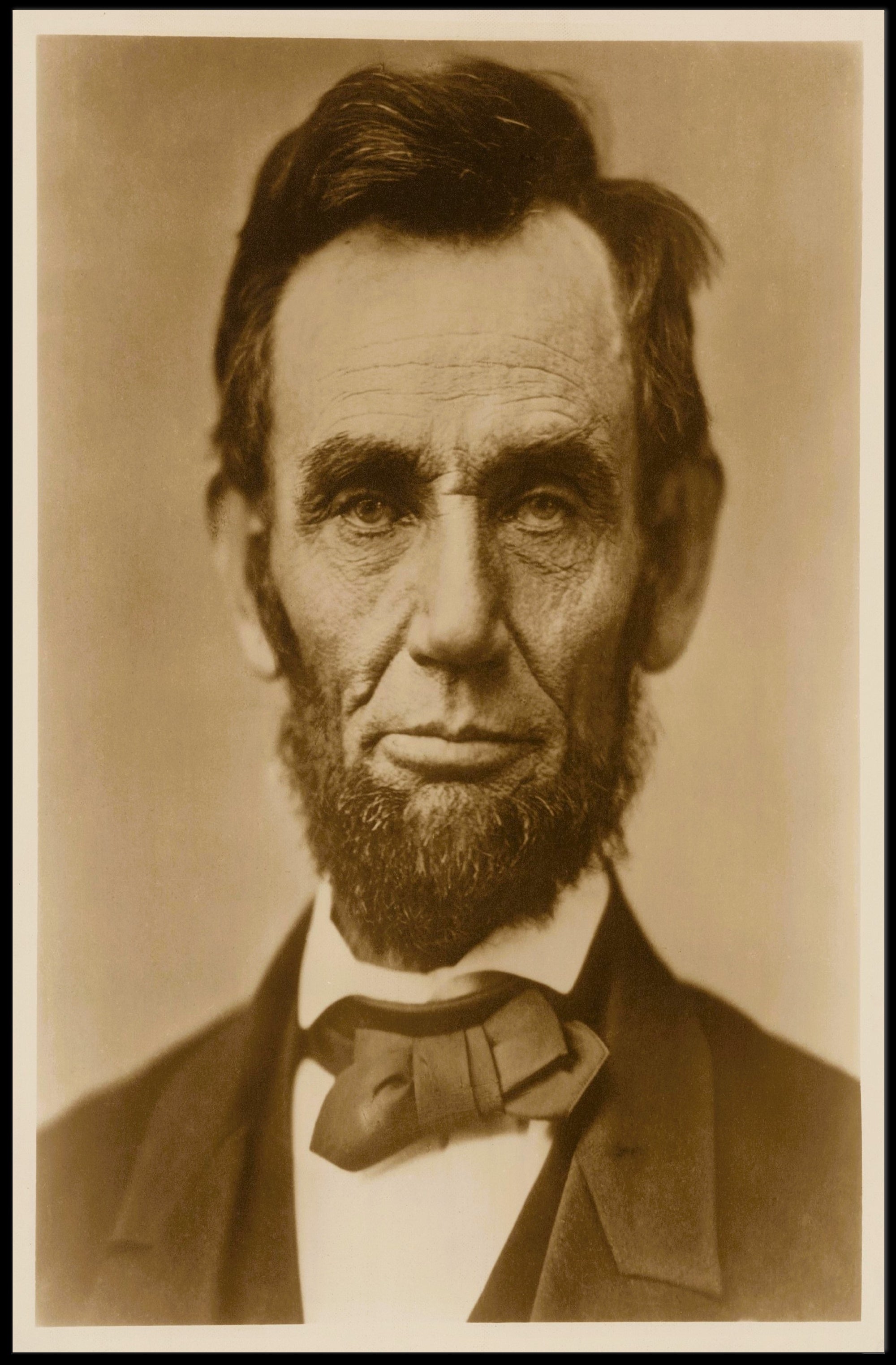 Abraham Lincoln Colored Portrait Wall Art Print PosterGoat