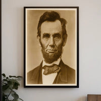 Abraham Lincoln Colored Portrait Wall Art Print PosterGoat