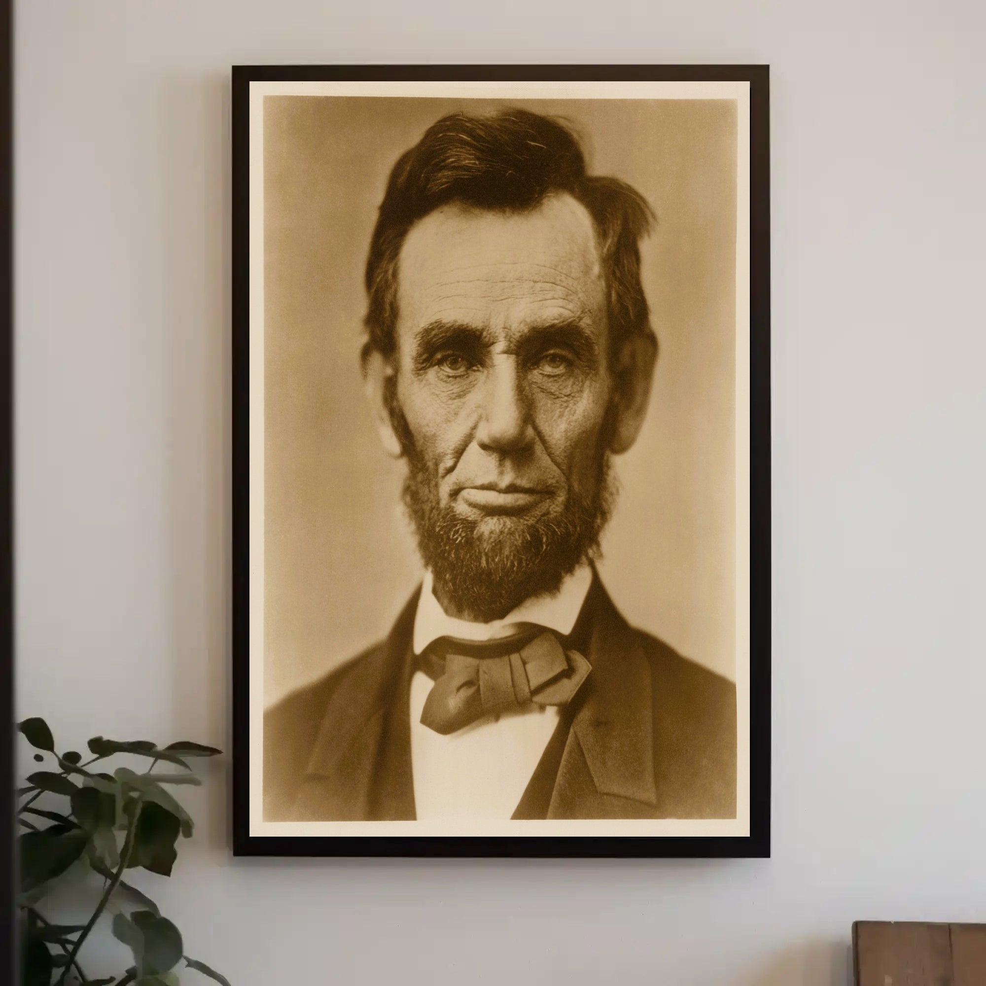Abraham Lincoln Colored Portrait Wall Art Print PosterGoat