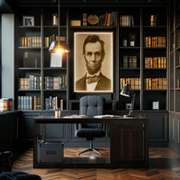 Abraham Lincoln Colored Portrait Wall Art Print PosterGoat