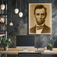 Abraham Lincoln Colored Portrait Wall Art Print PosterGoat