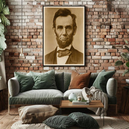 Abraham Lincoln Colored Portrait Wall Art Print PosterGoat