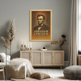 Abraham Lincoln Commemorative Poster PosterGoat