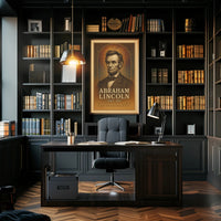 Abraham Lincoln Commemorative Poster PosterGoat