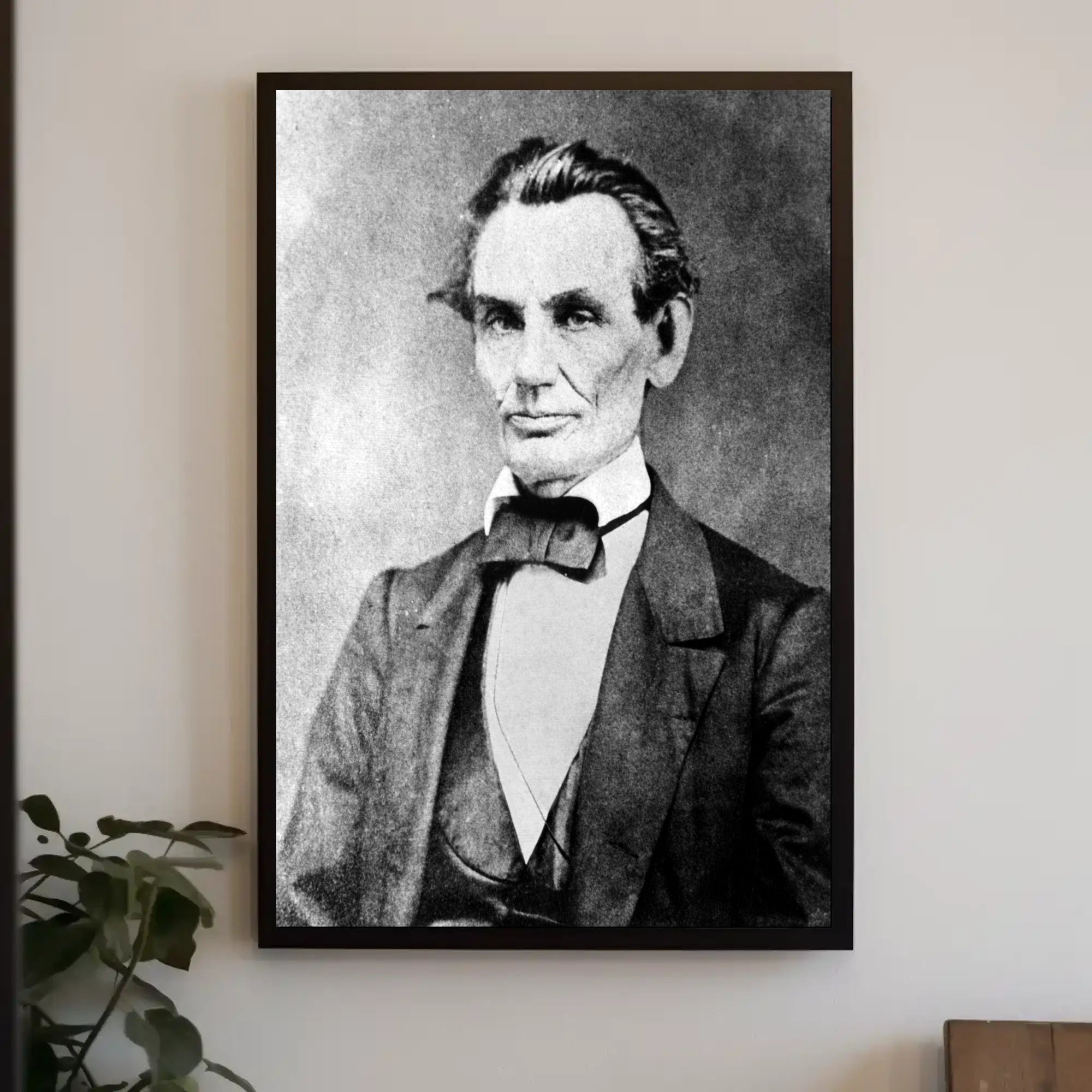 Abraham Lincoln Confident Pose Portrait Wall Art Print PosterGoat