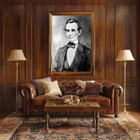 Abraham Lincoln Confident Pose Portrait Wall Art Print PosterGoat