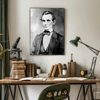 Abraham Lincoln Confident Pose Portrait Wall Art Print PosterGoat