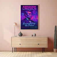 Abraham Lincoln Emancipating the Future Poster PosterGoat
