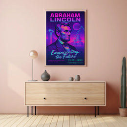 Abraham Lincoln Emancipating the Future Poster PosterGoat