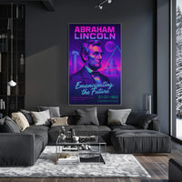 Abraham Lincoln Emancipating the Future Poster PosterGoat