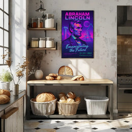 Abraham Lincoln Emancipating the Future Poster PosterGoat