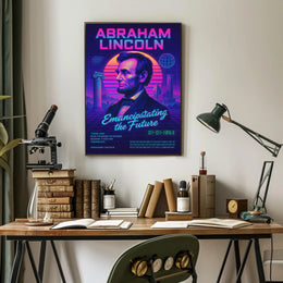 Abraham Lincoln Emancipating the Future Poster PosterGoat