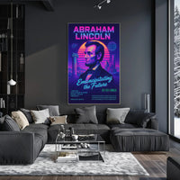 Abraham Lincoln Emancipating the Future Poster PosterGoat