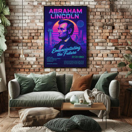 Abraham Lincoln Emancipating the Future Poster PosterGoat