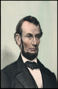 Abraham Lincoln Family Portrait Reading Poster Home Decor PosterGoat