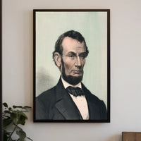 Abraham Lincoln Family Portrait Reading Poster Home Decor PosterGoat