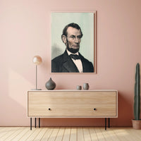 Abraham Lincoln Family Portrait Reading Poster Home Decor PosterGoat