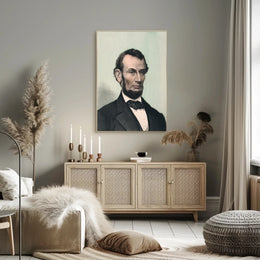 Abraham Lincoln Family Portrait Reading Poster Home Decor PosterGoat