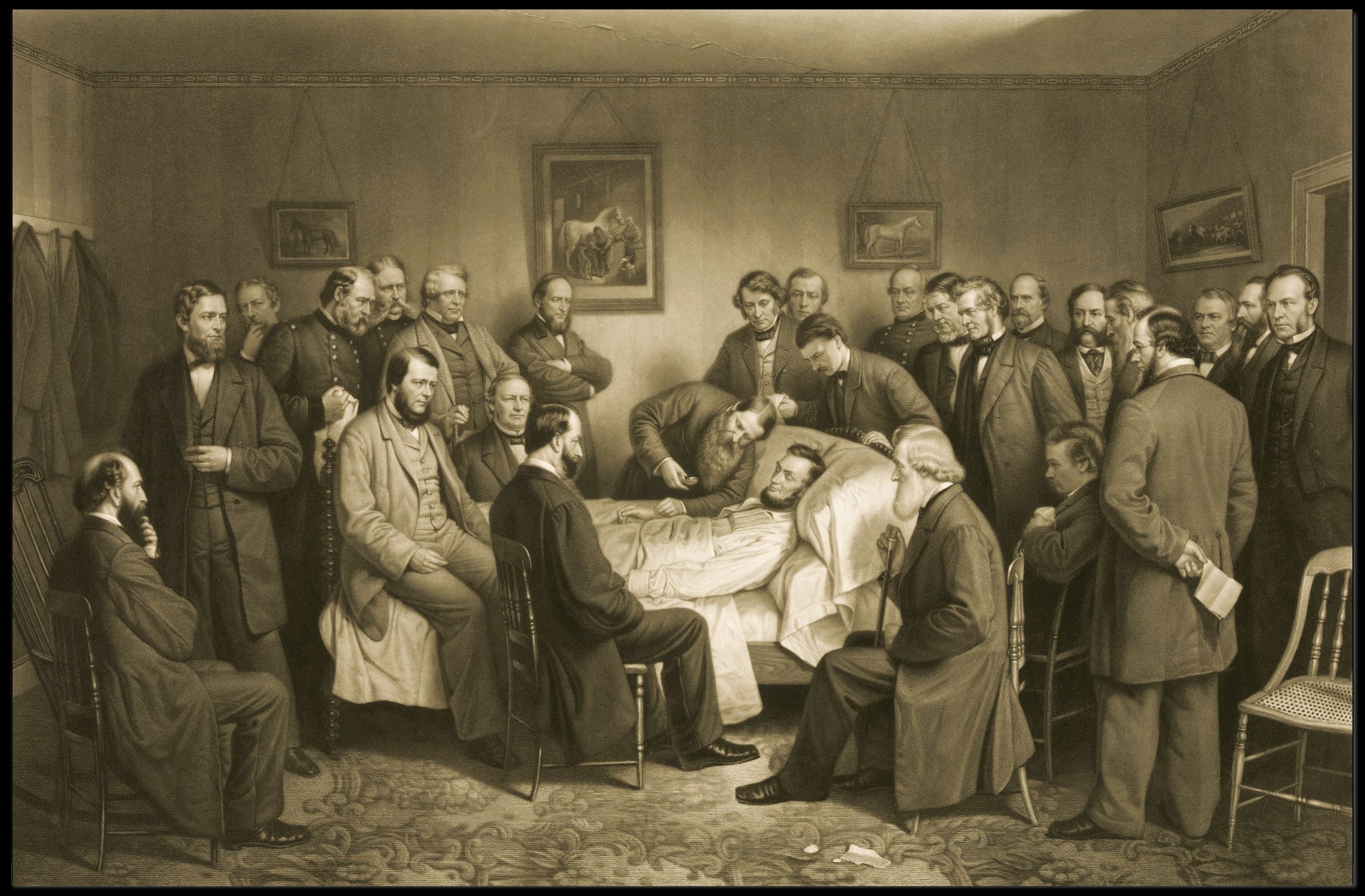 Abraham Lincoln Historic Photographic Collage Poster PosterGoat