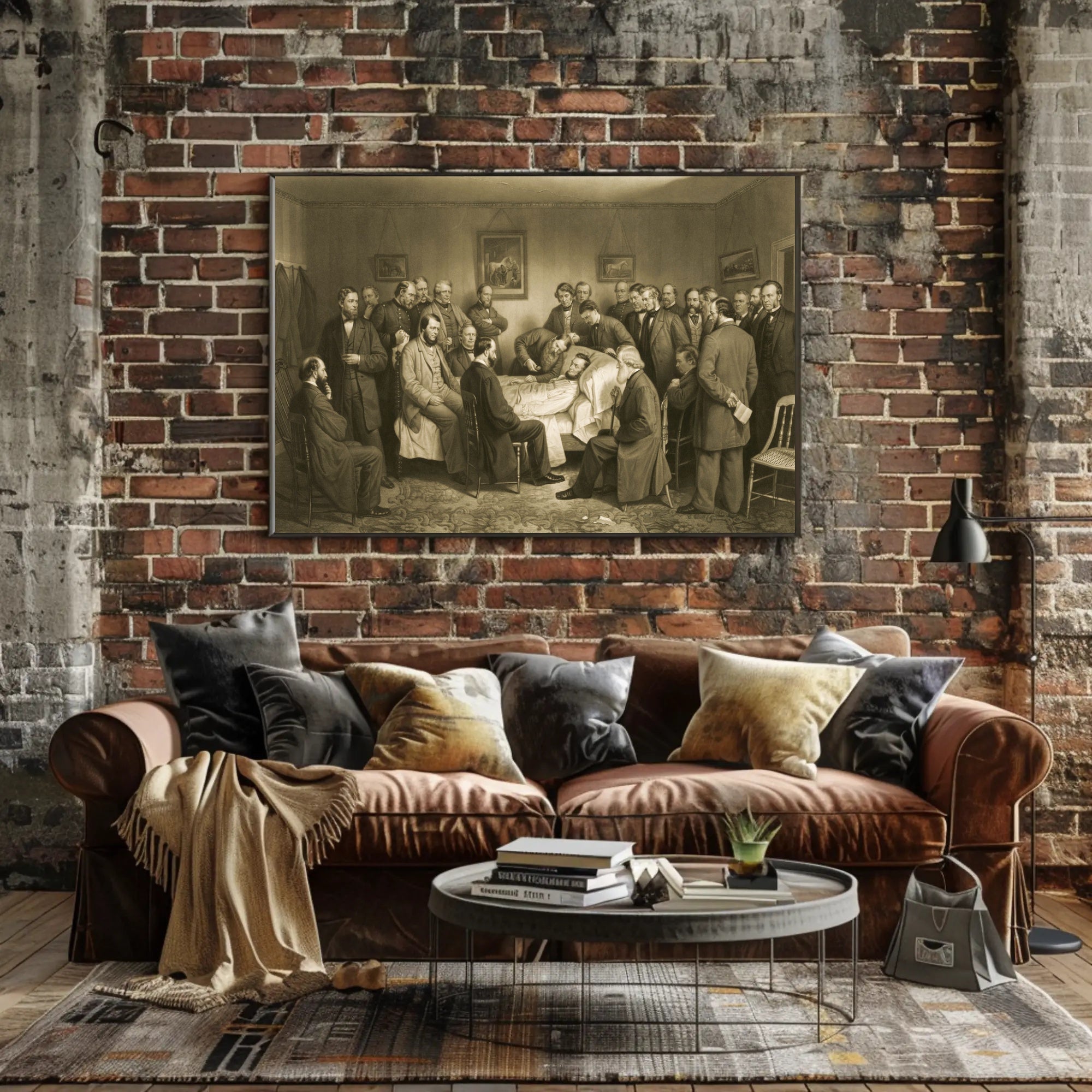 Abraham Lincoln Historic Photographic Collage Poster PosterGoat