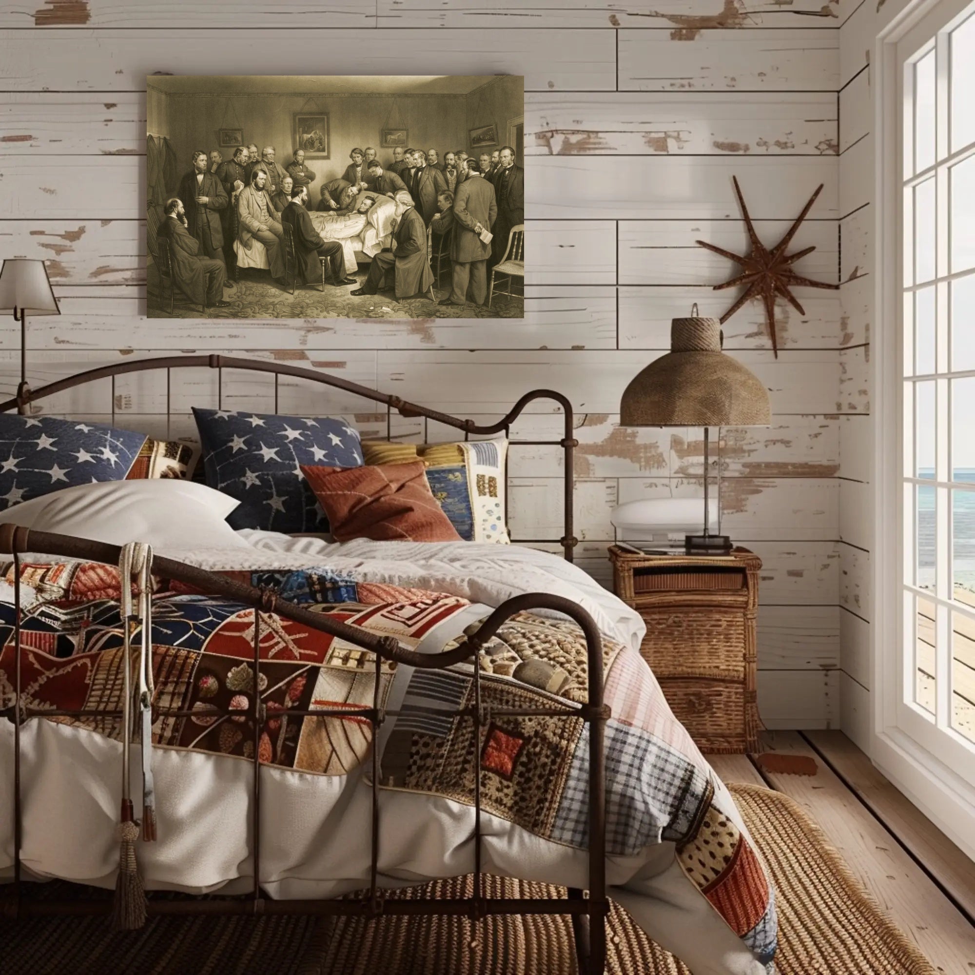 Abraham Lincoln Historic Photographic Collage Poster PosterGoat