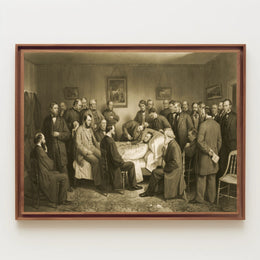 Abraham Lincoln Historic Photographic Collage Poster PosterGoat