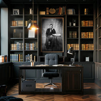 Abraham Lincoln Late Life Portrait Poster Elegant Tribute PosterGoat