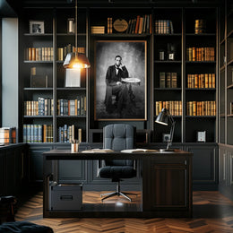 Abraham Lincoln Late Life Portrait Poster Elegant Tribute PosterGoat