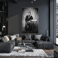 Abraham Lincoln Late Life Portrait Poster Elegant Tribute PosterGoat