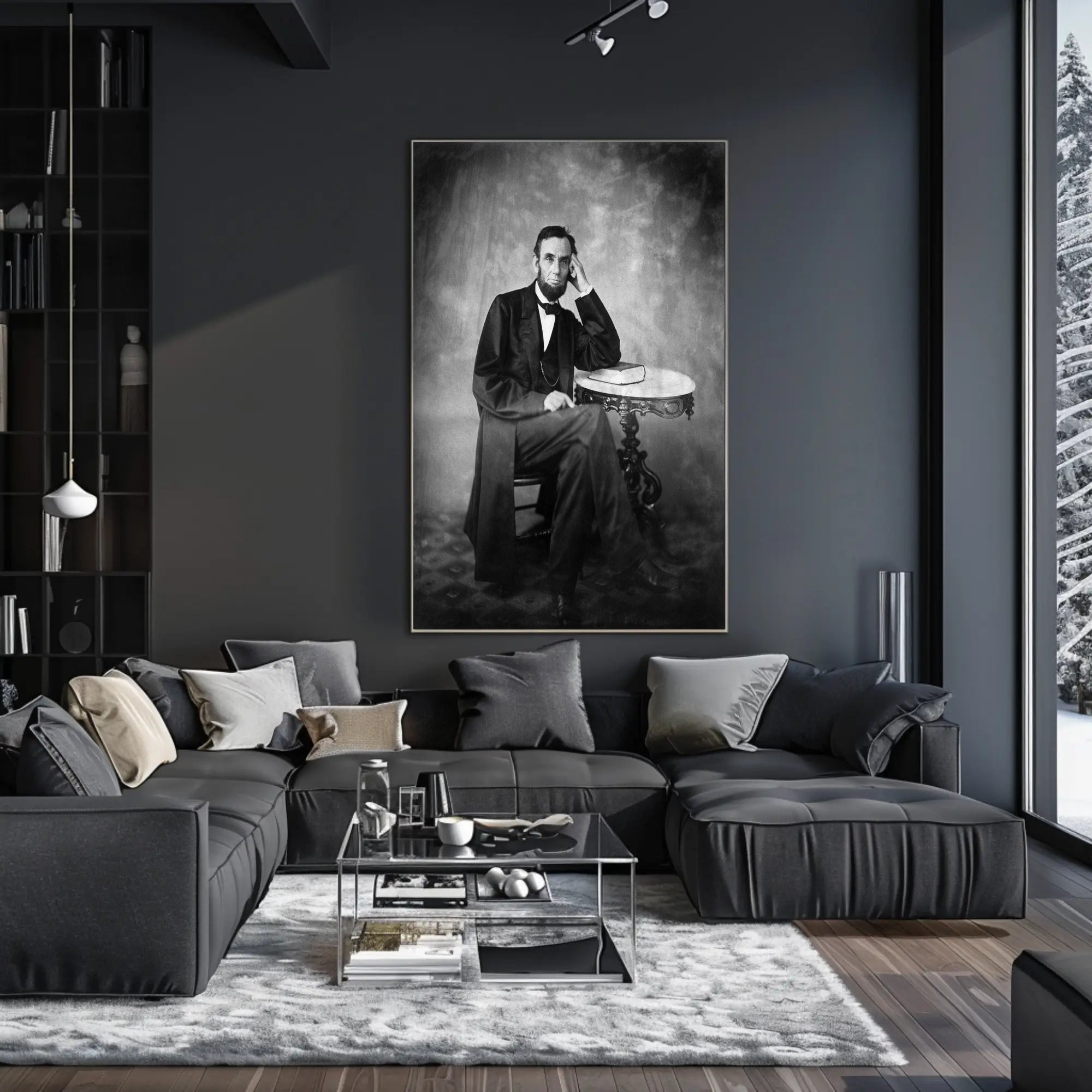 Abraham Lincoln Late Life Portrait Poster Elegant Tribute PosterGoat