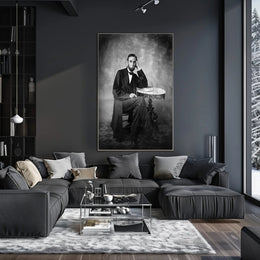 Abraham Lincoln Late Life Portrait Poster Elegant Tribute PosterGoat