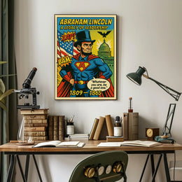 Abraham Lincoln Leadership Poster Art Print PosterGoat
