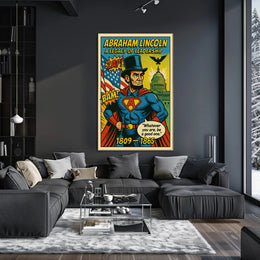 Abraham Lincoln Leadership Poster Art Print PosterGoat