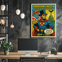Abraham Lincoln Leadership Poster Art Print PosterGoat