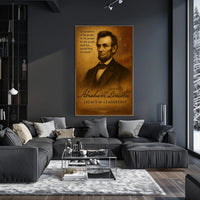 Abraham Lincoln Legacy of Leadership Poster PosterGoat
