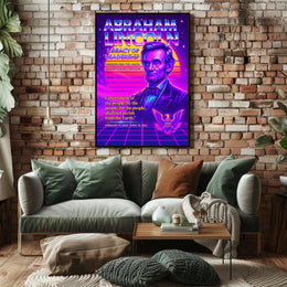 Abraham Lincoln Legacy of Leadership Poster PosterGoat