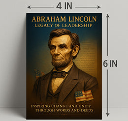Abraham Lincoln Legacy of Leadership Poster PosterGoat