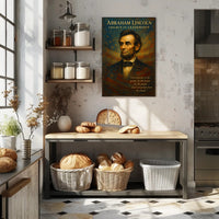 Abraham Lincoln Legacy of Leadership Poster PosterGoat