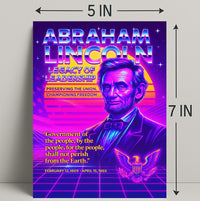 Abraham Lincoln Legacy of Leadership Poster PosterGoat