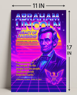 Abraham Lincoln Legacy of Leadership Poster PosterGoat