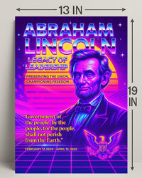 Abraham Lincoln Legacy of Leadership Poster PosterGoat