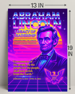 Abraham Lincoln Legacy of Leadership Poster PosterGoat
